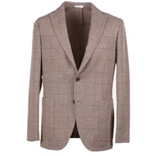 Boglioli Glen Check Soft Wool-Cashmere 'K Jacket' Sport Coat 40R Eu 50 NWT