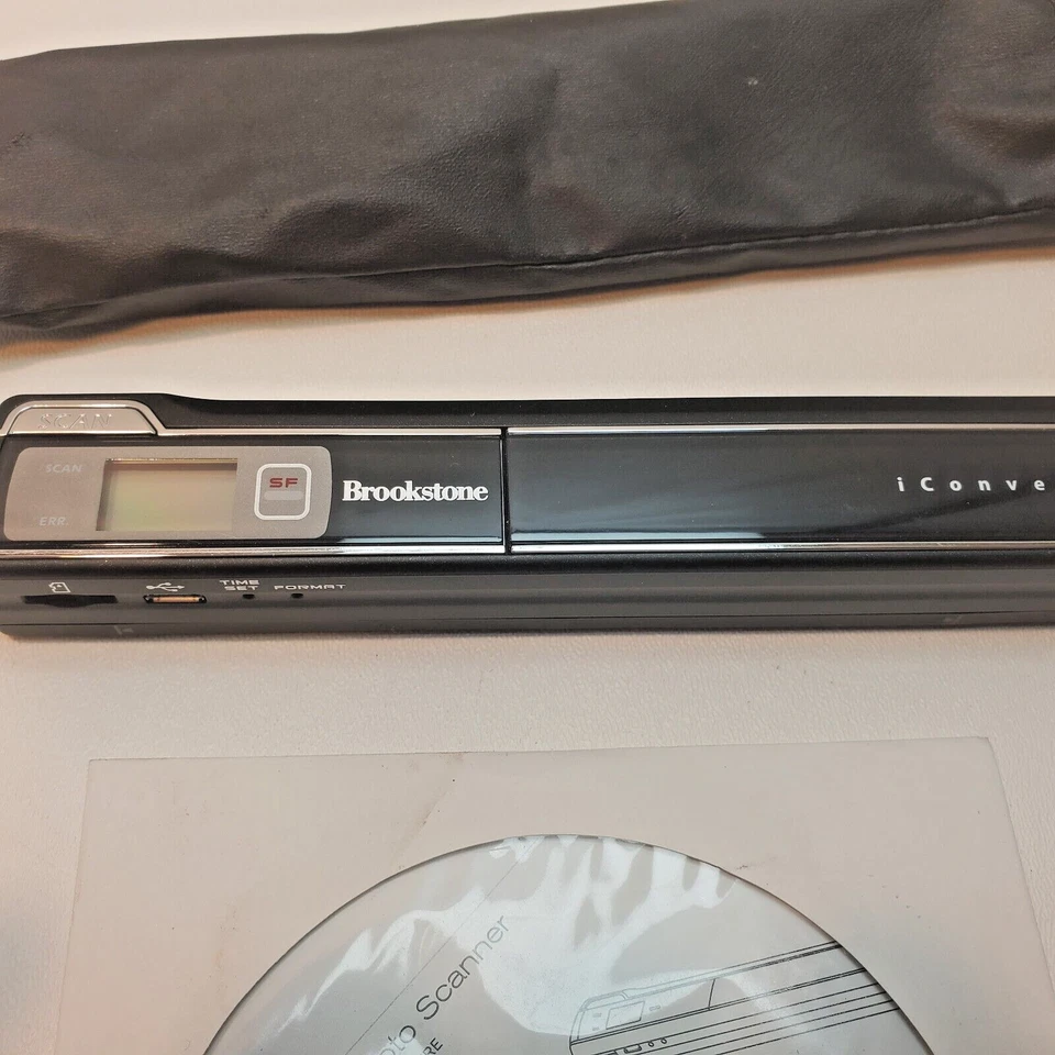 Brookstone Handheld Scanner iConvert Portable Document Photo Wand - Image 2 of 4