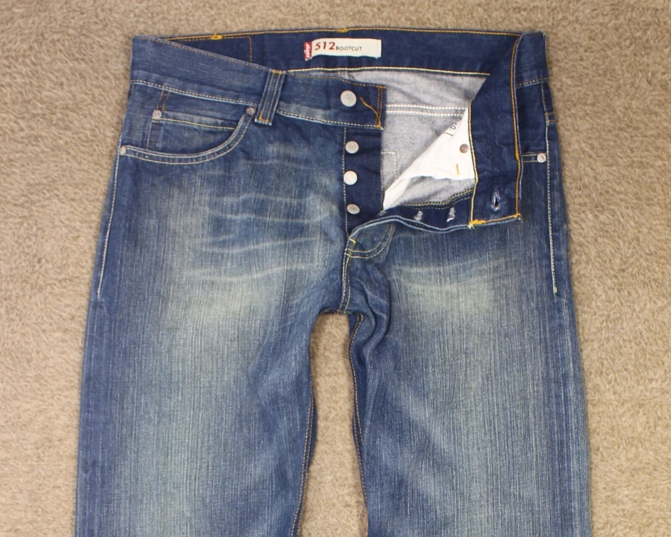 Jean homme LEVI'S 512 bootcut W32 L32 comme neuf n815 - Photo 2/4