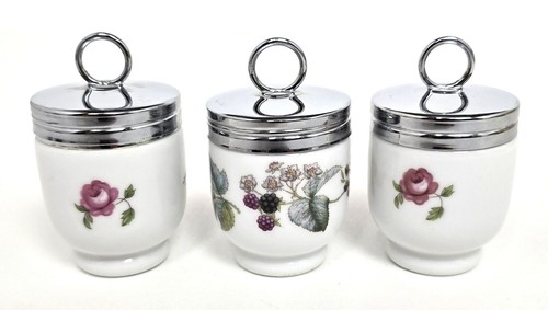 Juego de tres cazadores furtivos de huevos de porcelana Royal Worcester England - Imagen 3 de 5