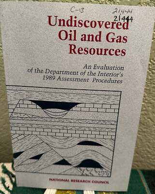#ad National Research Council Undiscovered Oil and Gas Resources An Evaluation 1st $30.80