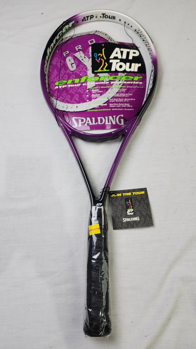 Raquette De Tennis Spalding Tour Series COMP - Taille Poignée 4 1/4, Occasion, Overgrip Ajouté
