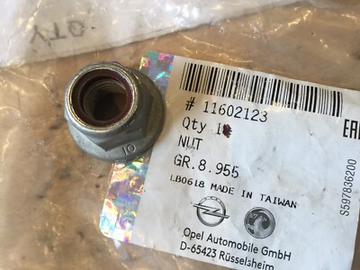 2 x GENUINE VAUXHALL ASTRA K FRONT SUSPENSION STABILISER LINK BAR NUT  11602123