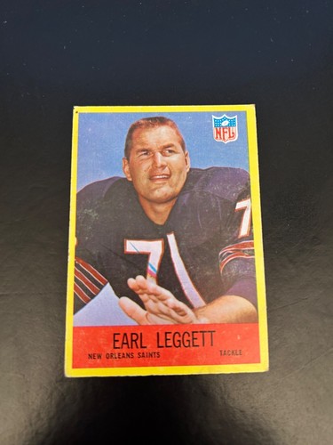 1967 PHILADELPHIA FOOTBALL #125 EARL LEGGETT!! $1 SHIPPING!! - 第 1/2 張圖片