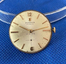 Original FESTINA INCABLOC caliber P320 movement & dial (1/15355)