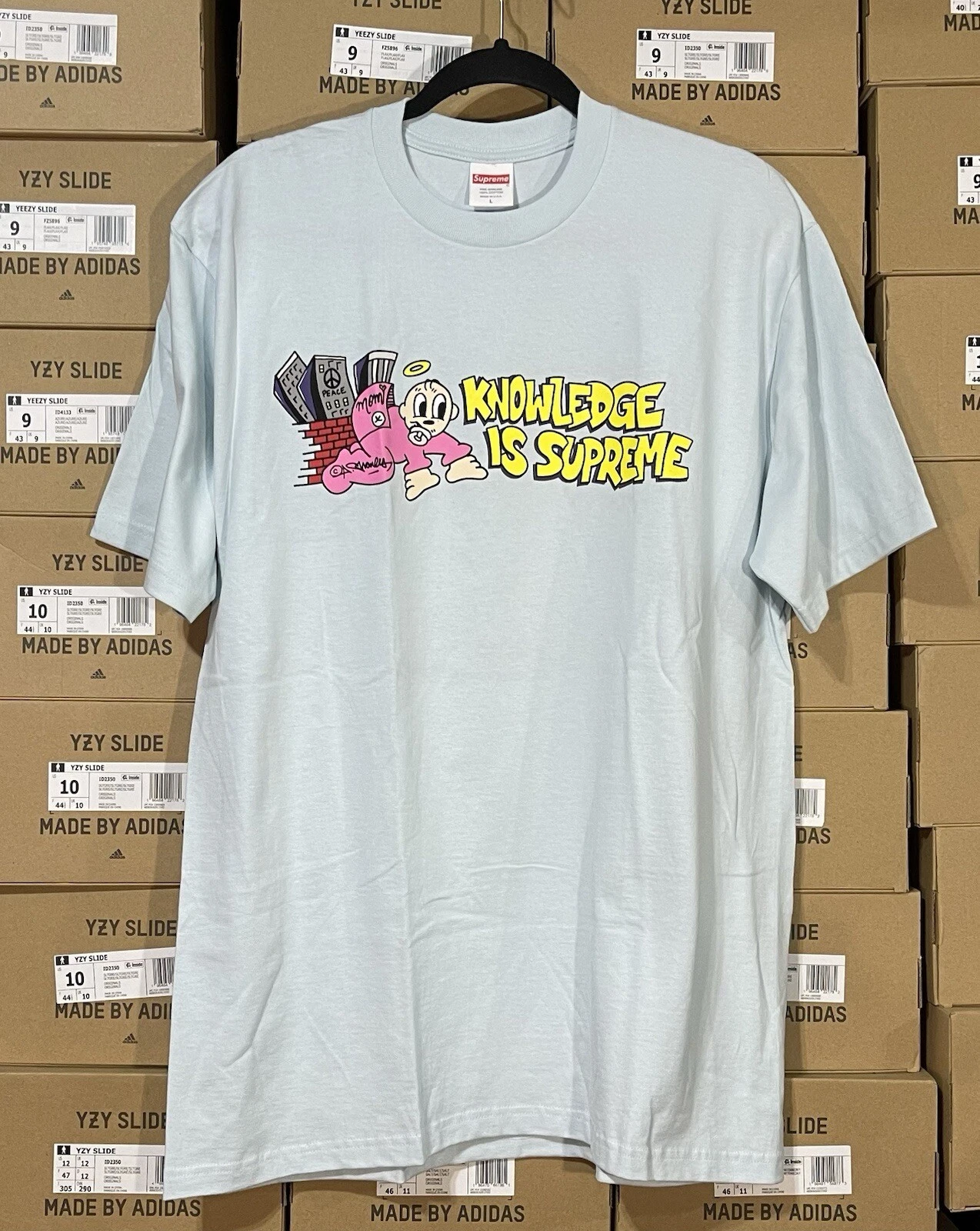 Chemise col rond Supreme taille L pré rétrécie 100% coton 
