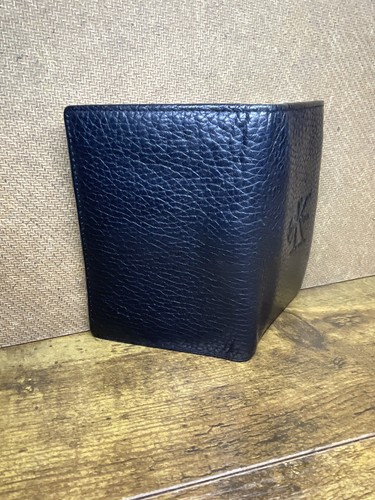 Vintage Calvin Klein Black Leather Credit Card Wallet Bi-Fold - Picture 11 of 13