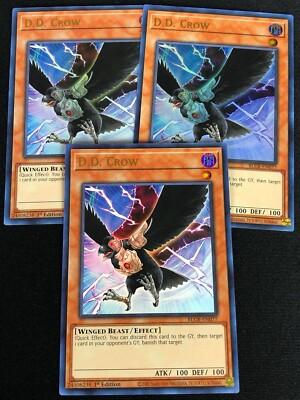 YUGIOH D.D. CROW BLCR-EN077 1ST ULTRA X3