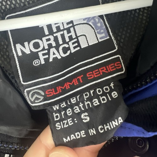 The North Face Jacket Men's Small Summit Series Gore Tex XCR Blue Black Hoodie - Picture 3 of 6