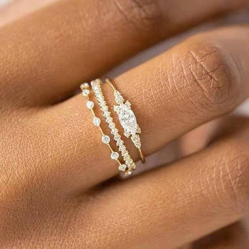 Size 5-11 Jewelry Elegant Cubic Zirconia Women Wedding Ring Ring - Bild 17 von 32
