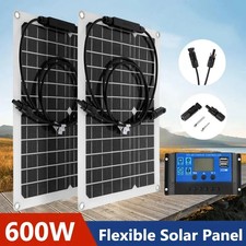 30W-600W Flexible Solar Panel 12V Battery Cha...