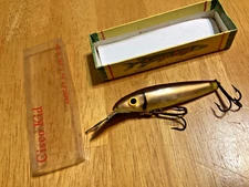 VINTAGE CISCO KID  Translucent Gold Flash Lure (Model #217) with Box