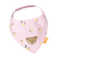 Steiff Double Pack Triangle Scarf / Neck Scarf, Pink + Pink Patterned