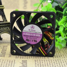 BI-SONIC BP601012H 12V 0.21A 6CM 6010 3-wire cooling fan