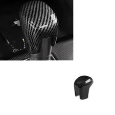 Central Console Gear Shift Knob Head For Honda HR-V 2023-2024 ABS Carbon Fiber