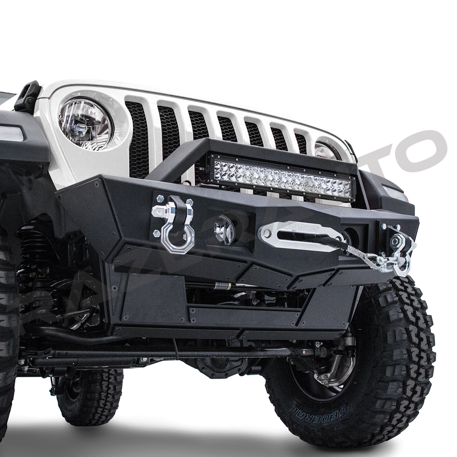 Rock Crawler Extreme Skid Plate for Front Bumper for 18-19 Jeep Wrangler JL
