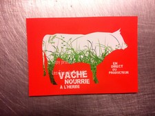 PARTHENAY VACHE NOURRIE A L'HERBE AGRICULTURE BIO carte postale postcard