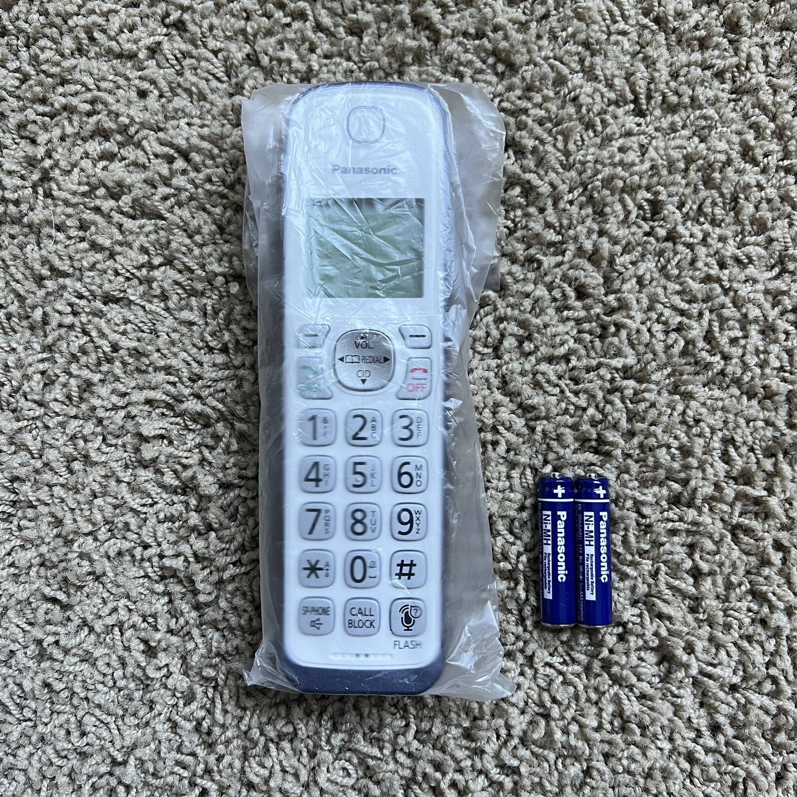 Panasonic KXTGDA51 White Replacement Cordless Phone Handset Brand New eBay