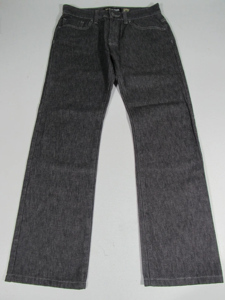 Zoo York Mid Rise Straight Leg Women's Size 30 Black Cotton Denim Jeans - Image 3 of 4