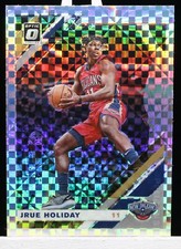 2019-20 Panini Donruss Optic Jrue Holiday Checkerboard Prizm #13 Pelicans