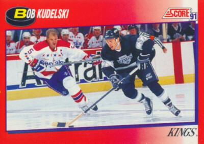1991-92 Score Canadian French #154 BOB KUDELSKI - Los Angeles Kings