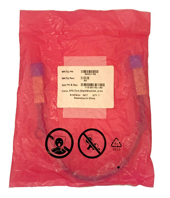 Netapp Amphenol 0,5m 0917 X6557-R6 Kabel, SAS Cntlr-Regal/Regal/ HA QSPF NEU