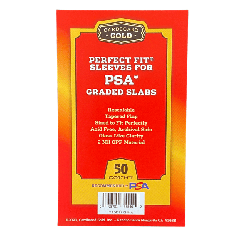 cardboard gold perfect fit graded cards sleeves reviews Card - Fits PSA SGC BGS CGC slabs - 1000 ct 100 high quality PSA Cardboard Gold - Perfect Fit