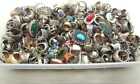 Bulk Sale ! Mix Gemstone Ring Wholesale Lot 925 Sterling Silver Plated Rings