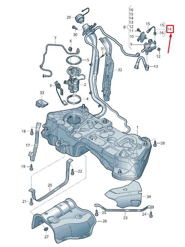 Câble adaptateur de régulateur de pression pour Audi Q5 FY 80A971767F