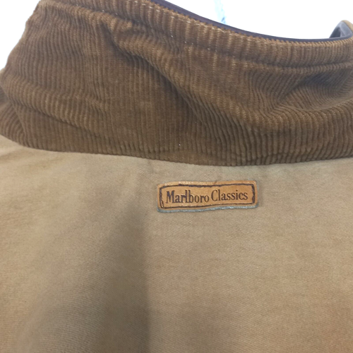 Chaqueta Marlboro Classics Beige Tareas Abrigo Ferroviario UE 50 Grande Exterior País - Imagen 6 de 8