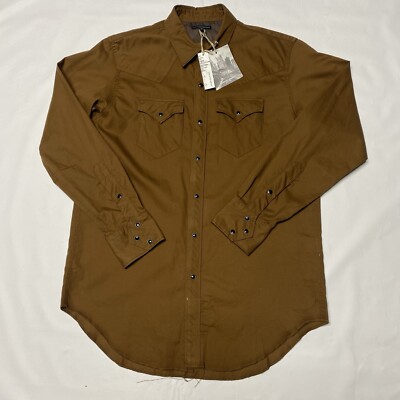 Engineered Garments Western Snap Chambray Work Shirt Nepenthes Made In USA Med M