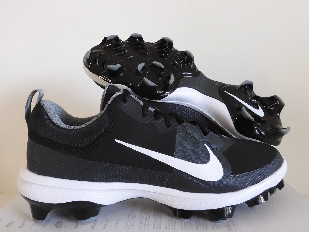 Nike Force Trout 9 Pro Mcs Baseball Cleats Black-White Sz 11