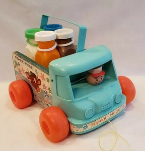 fisher price milk wagon