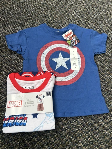 Captain America Kids Pajamas/Shirt