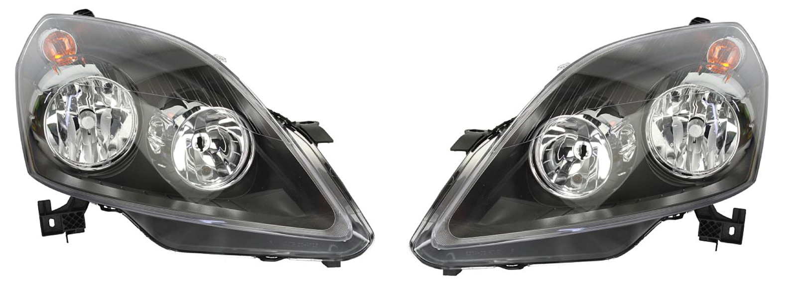 Optique phare avant gauche droite noir H1 H7 électrique pour Opel Zafira B