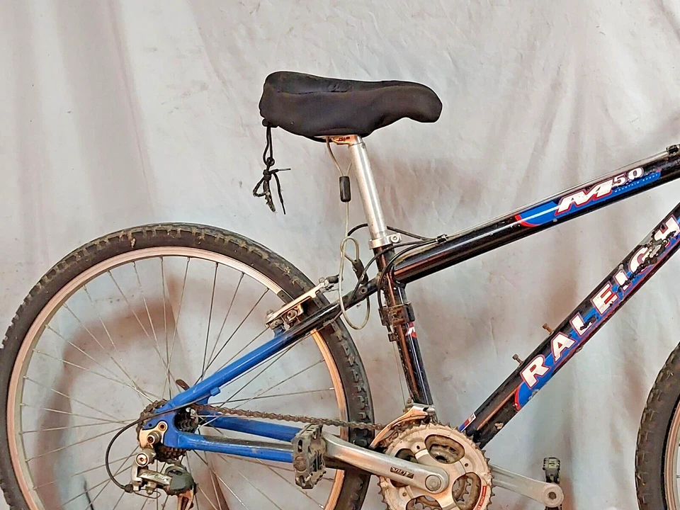 Bicicleta MTB 95' Raleigh M50 14" XXS rígida Shimano suspensión delantera café cercanías Foto 4 de 4