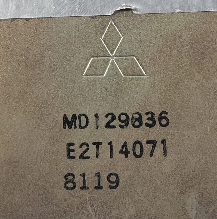 1987-1988 Mitsubishi Delica Van ECU ECM PCM Engine Control Computer MD129836 - Image 3 of 4