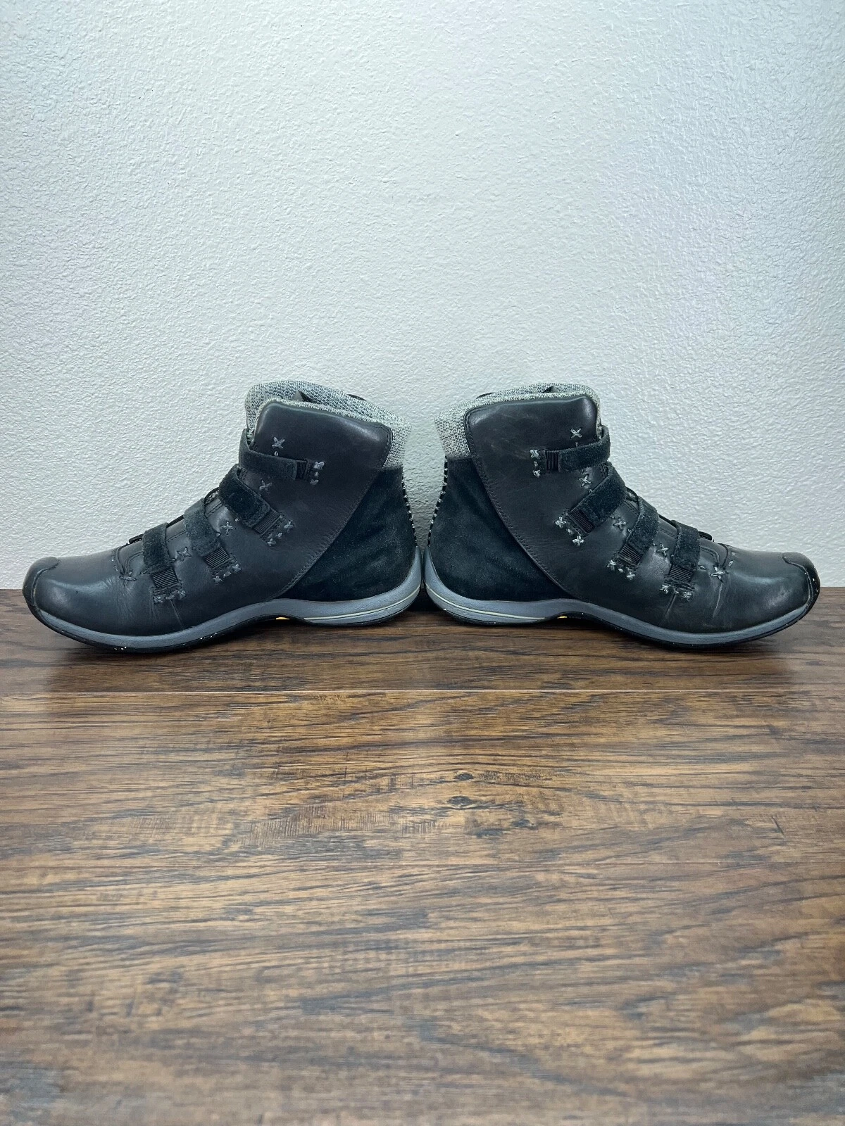 timberland smartwool leather vibram sole boots