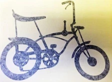 classic Schwinn COAL KRATE bicycle DECAL for your CAR toolbox computer BLACK