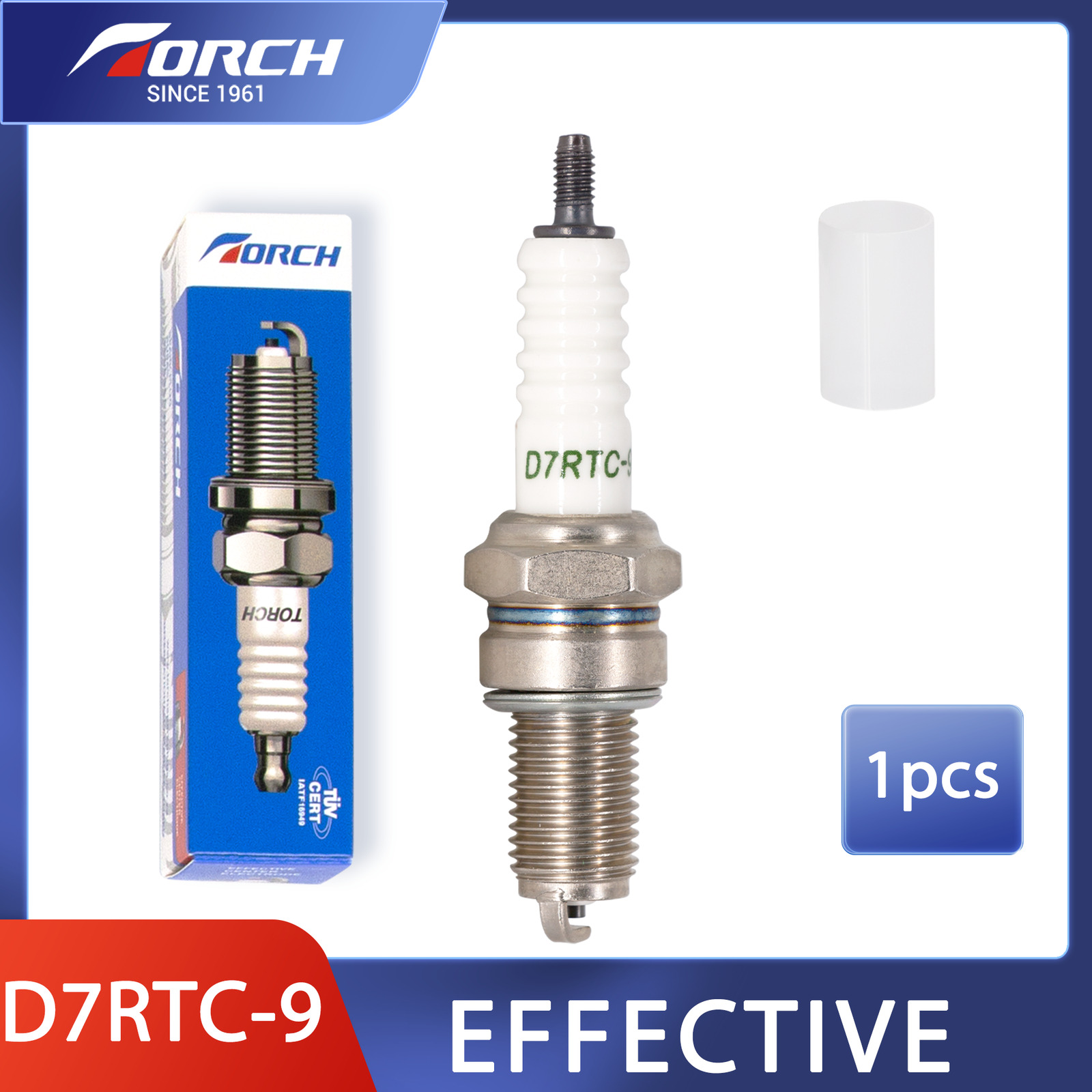 TORCH D7RTC-9 Spark Plug Replacement for HONDA 98069-57916 for NGK DPR7EA-9
