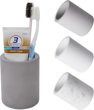 Dark Grey, Quick Drying Electric Toothbrush and Toothpaste Holder Bathroom