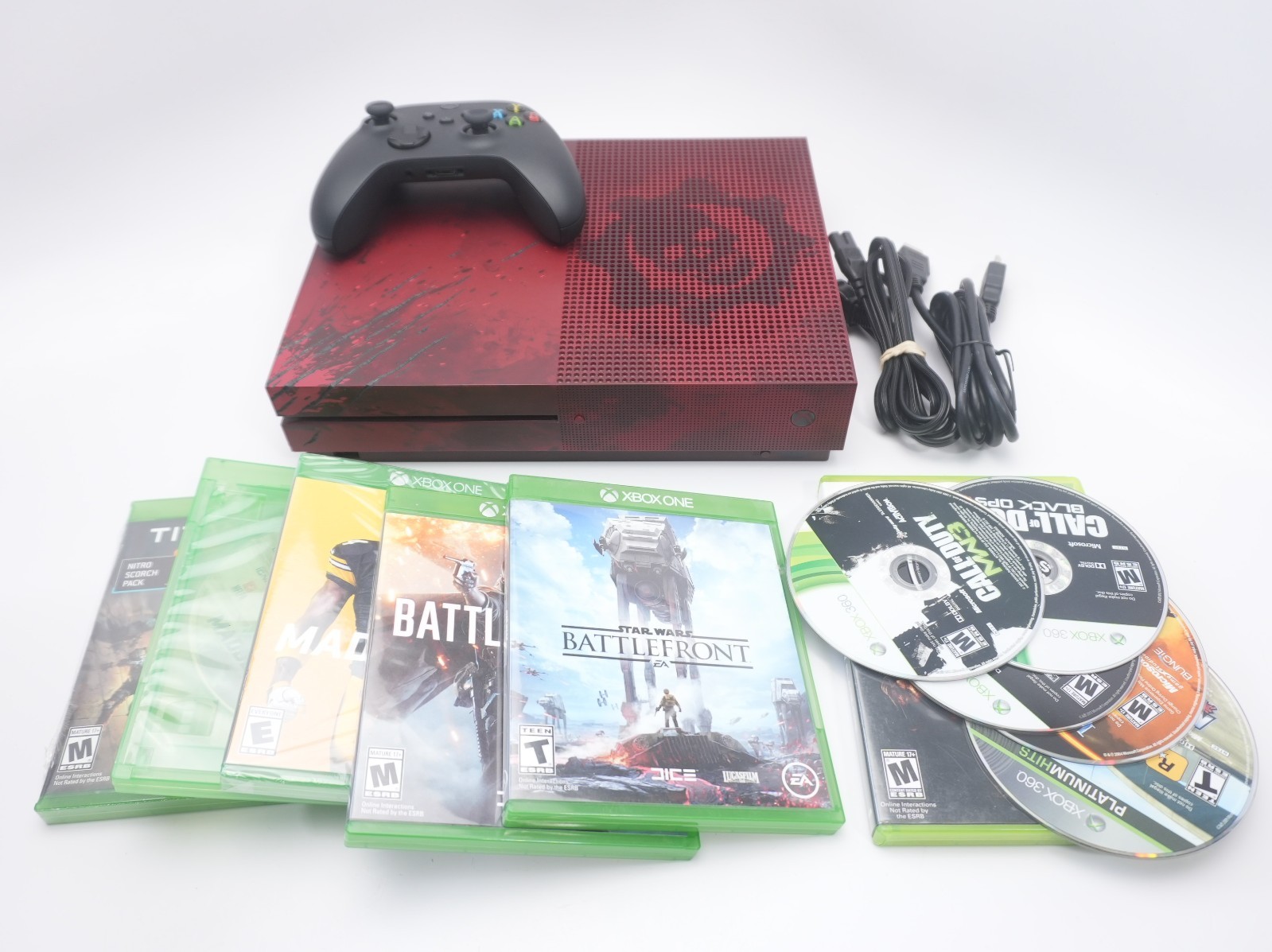 Microsoft Xbox One S Gears of War Limited 2tb Red Console Bu
