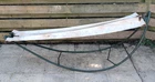 Vintage WW2 Era British Military Officers Field Cot / Safari Bed Hammock Camp