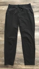 Athleta Black Athletic Pants Womens Size 4 Back Zip Pockets