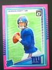2025 Panini Donruss - Rated Rookie Jaxson Dart #400 Optic Preview Pink Prizm...