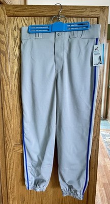 Champro Gray w Blue Stripe Triple Crown Baseball Pants Youth XL New Classic Cut