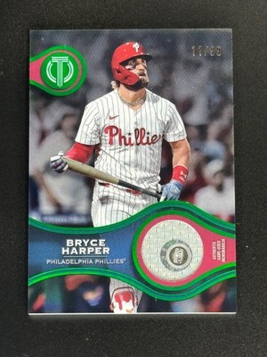 Bryce Harper 2025 Topps Tribute Stamp of Approval Relic #SOA-BH 11/99