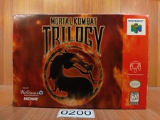 Nr MINTY BOX CIB Mortal Kombat Trilogy complete in nintendo n64 CLEAN lot vgc