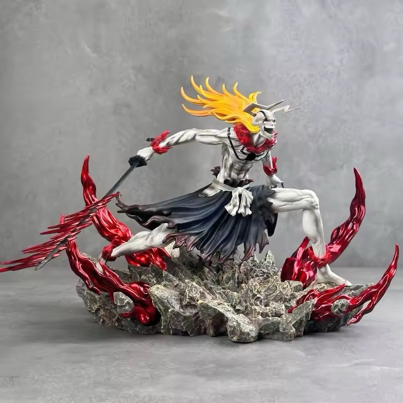 Bleach Hollowfied Ichigo Kurosaki 23cm Model &ndash; Collectible PVC Anime Statue