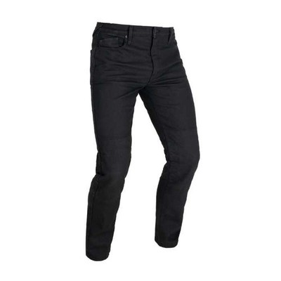 Oxford OA AAA Slim Herren Motorrad Bike Sommer Jeans Schwarz Regular